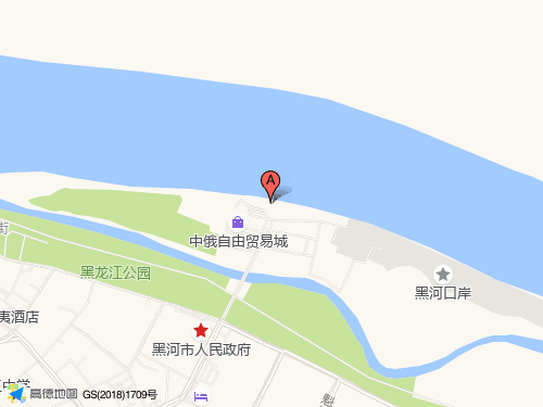 黑河地圖