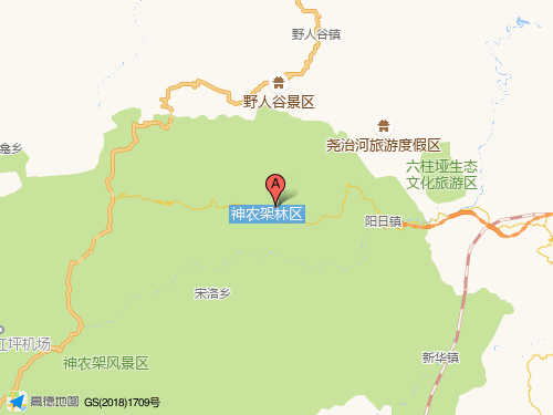 神農架地圖 神農架地圖