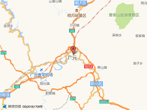 廣元地圖