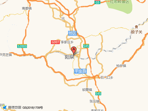 陽泉地圖
