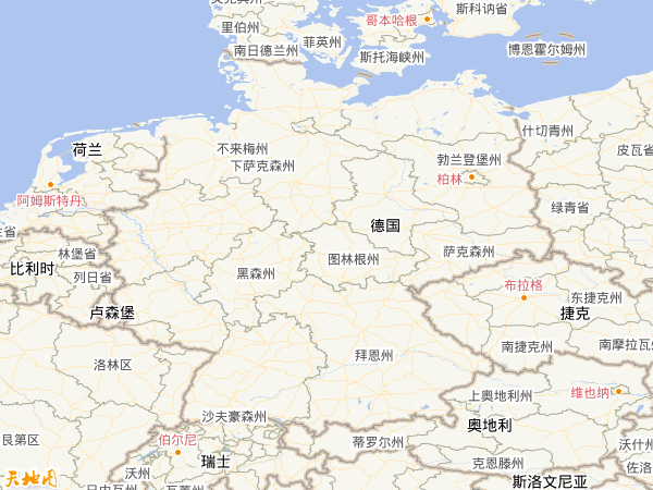 德國(guó)地圖