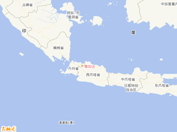 印度尼西亞地圖