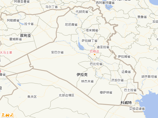 伊拉克地圖