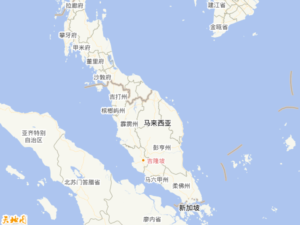 馬來西亞地圖 馬來西亞地圖