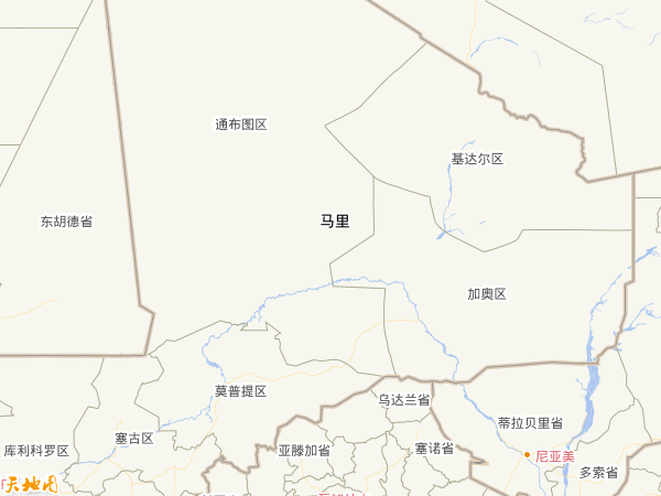 馬里地圖