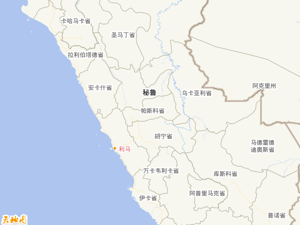 秘魯地圖