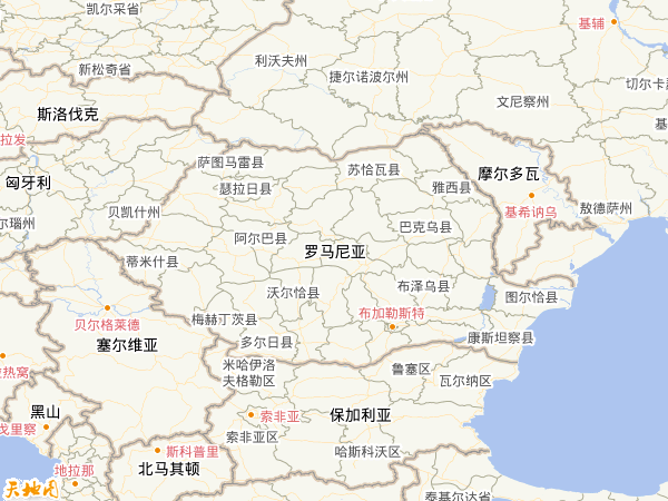 羅馬尼亞地圖