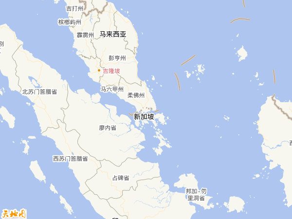 新加坡地圖