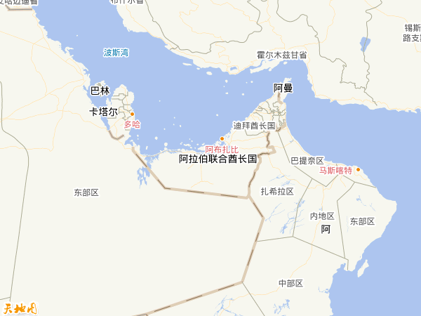 阿聯(lián)酋地圖 阿聯(lián)酋地圖